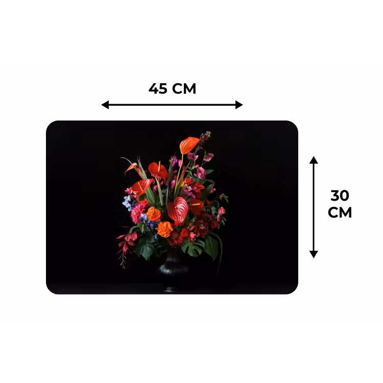 Placemat - 6 stuks - Bloemen - Boeket - Sierlijk — 3