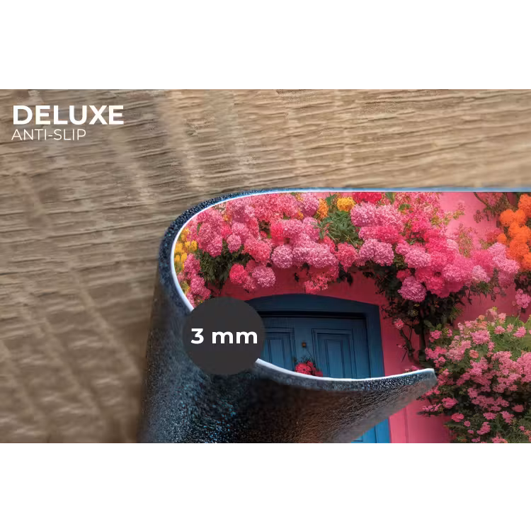 Placemat - 6 stuks - Bloemen - Deur - Roze — 4