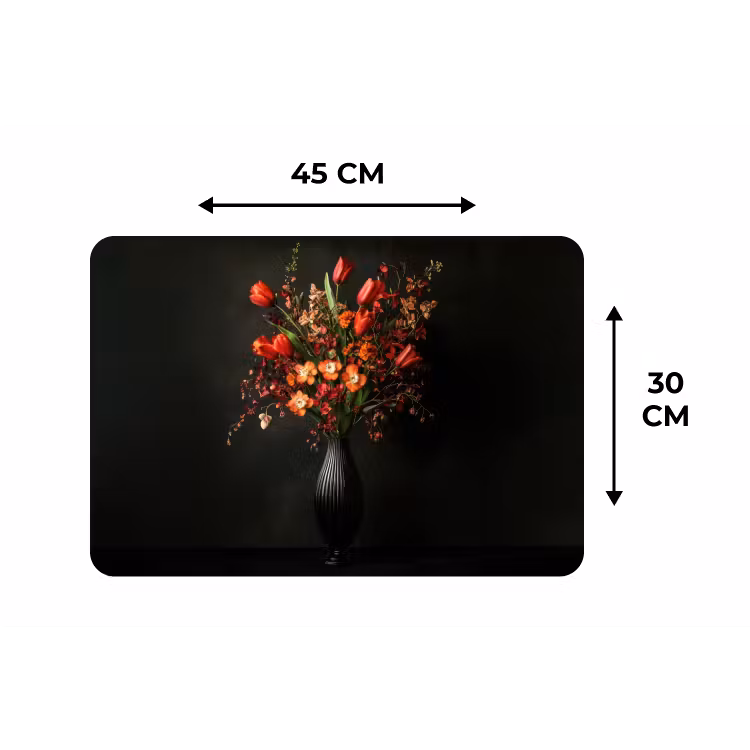 Placemat - 6 stuks - Bloemen - Takken - Boeket — 3
