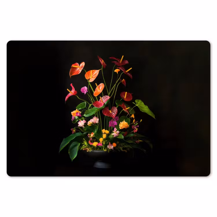Placemat - 6 stuks - Bloemen - Vaas - Kleurrijk — 7