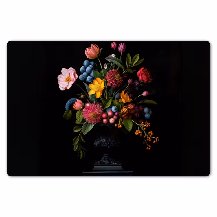 Placemat - 6 stuks - Bloemen - Vrolijk - Vaas — 7