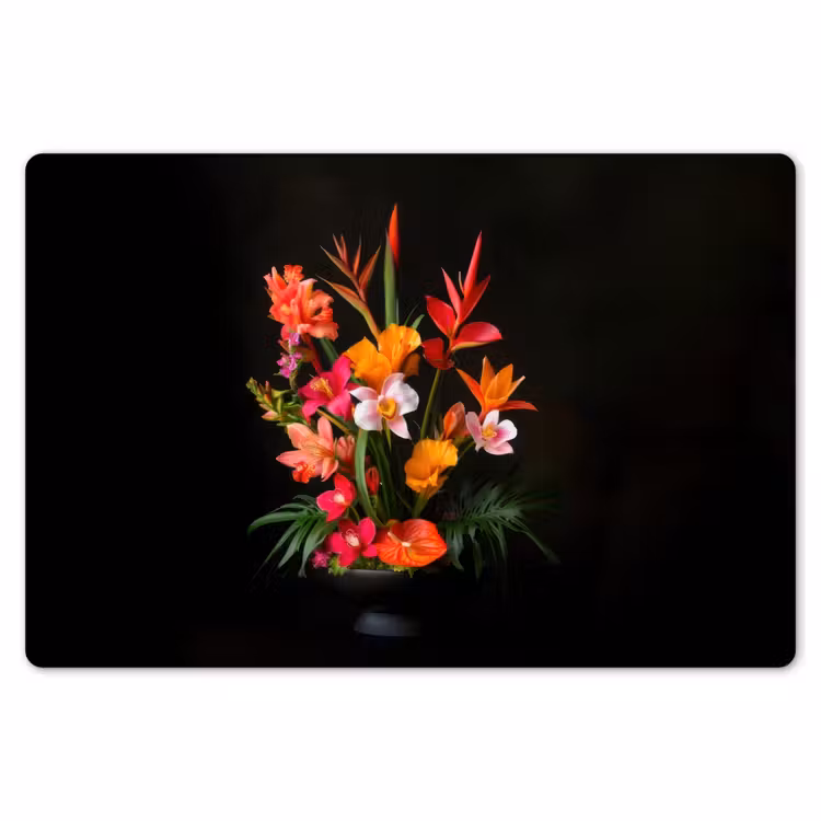 Placemat - 6 stuks - Boeket - Bloemen - Exotisch — 7