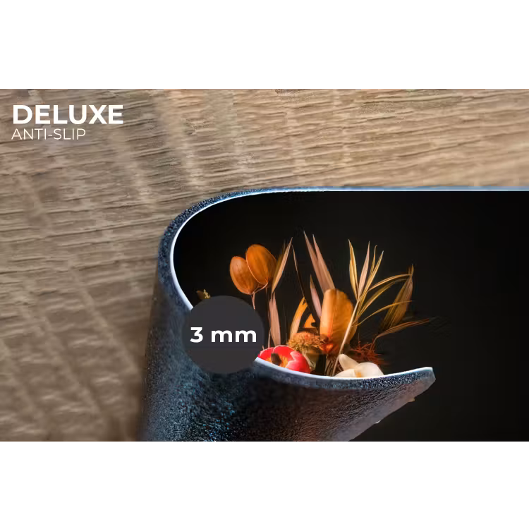 Placemat - 6 stuks - Boeket - Oranje - Gouden - vaas — 4