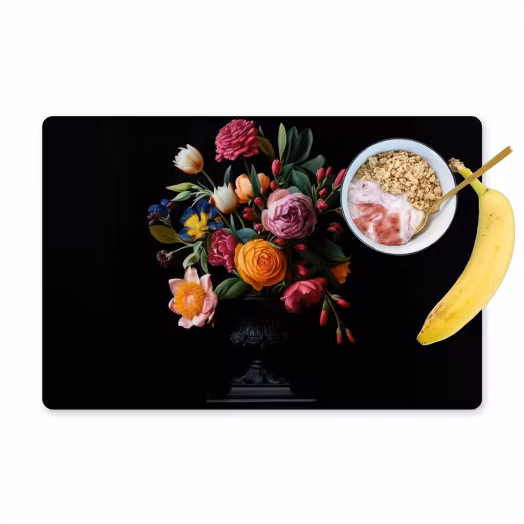 Placemat - 6 stuks - Boeket - Romantisch - Kleurrijk — 1