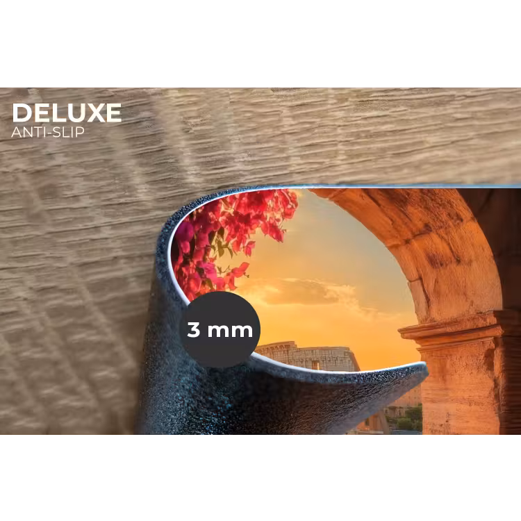 Placemat - 6 stuks - Colosseum - Rome - Roze Bloemen — 4