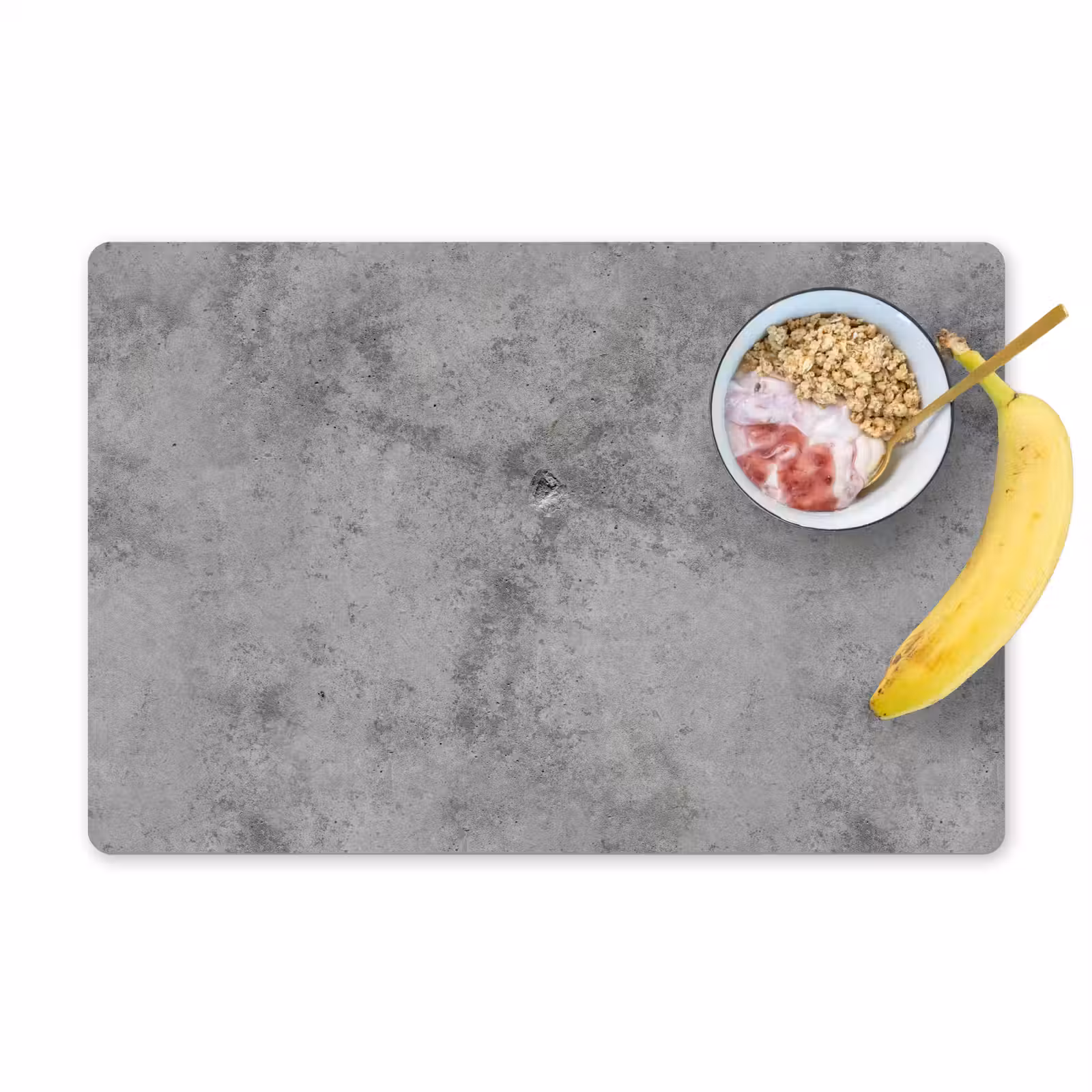 Placemat - 6 stuks - Beton - Grijs - Patronen — 1