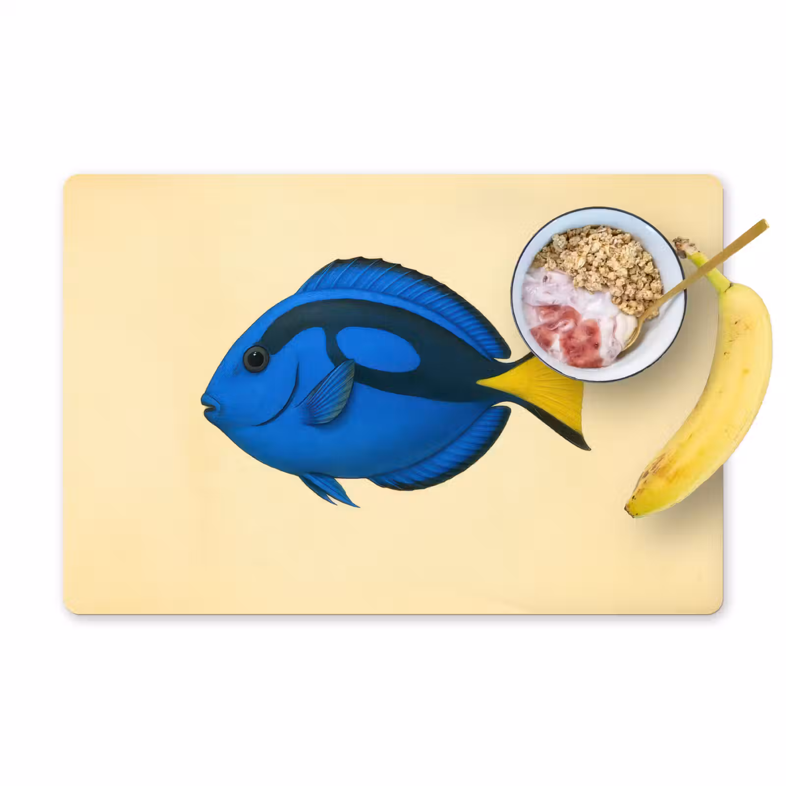 Placemat - 6 stuks - Blauw - Dory - Vis - Staartvin — 1