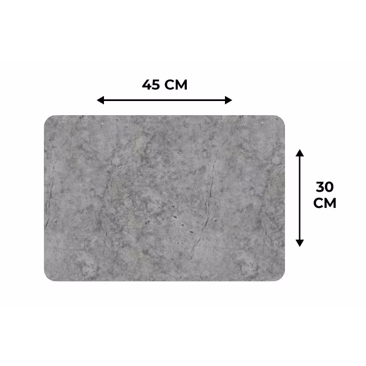 Placemat - 6 stuks - Beton - Antiek - Patronen — 3