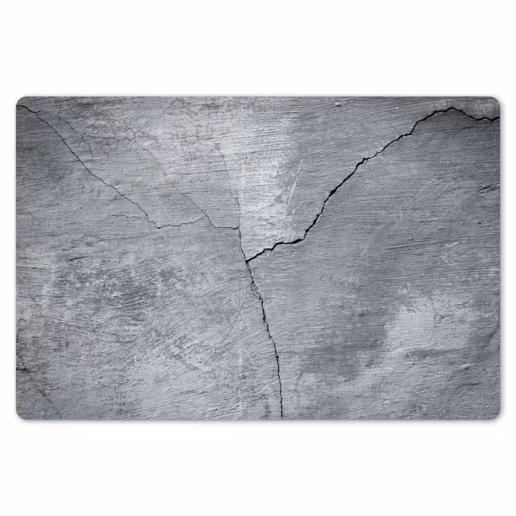 Placemat - 6 stuks - Beton - Grijs - Scheur — 7