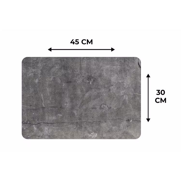 Placemat - 6 stuks - Beton - Muur - Cement — 1