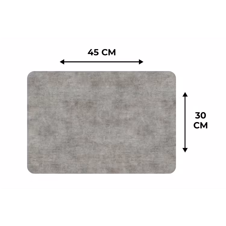 Placemat - 6 stuks - Beton - Muur - Patronen — 3