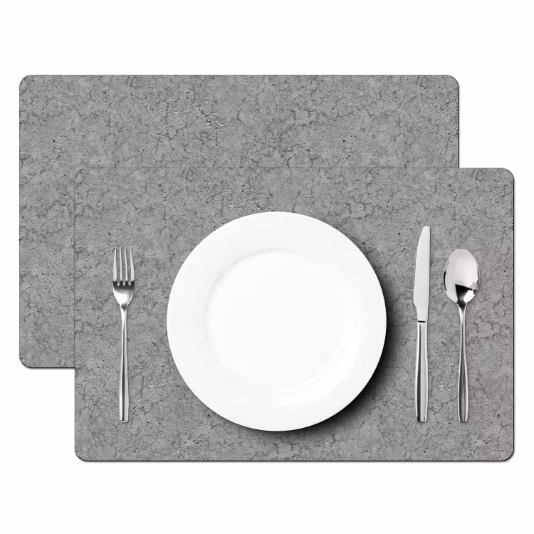 Placemat - 6 stuks - Beton - Muur - Patronen - Industrieel — 2