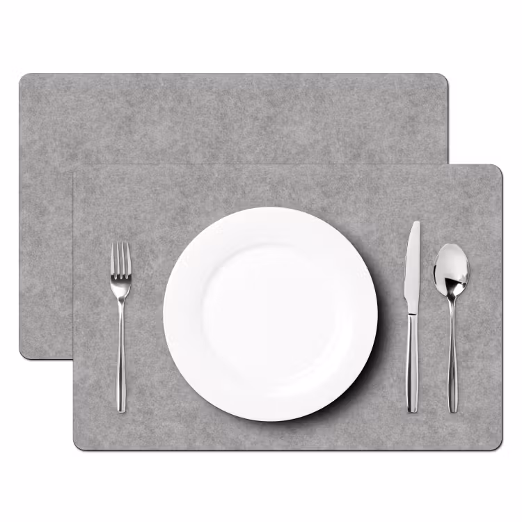 Placemat - 6 stuks - Beton - Oud - Patroon — 2