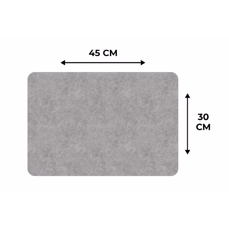 Placemat - 6 stuks - Beton - Oud - Patroon — 3