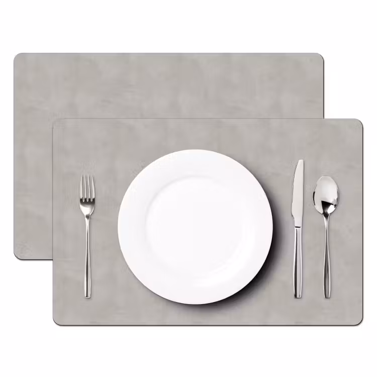 Placemat - 6 stuks - Beton - Patroon - Abstract — 2