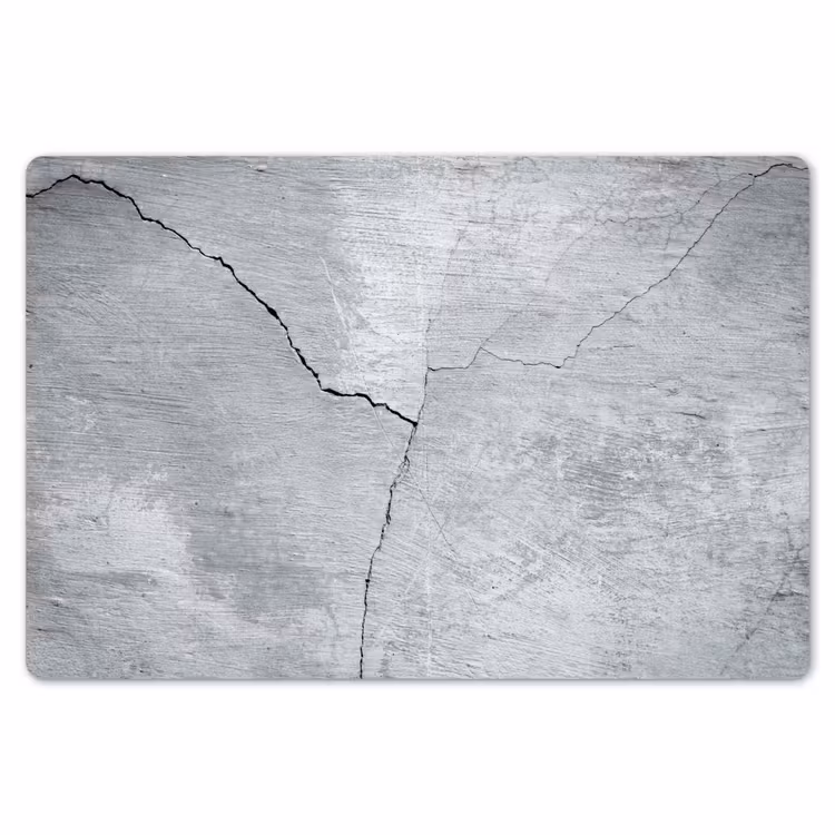 Placemat - 6 stuks - Beton - Scheur - Grijs — 7