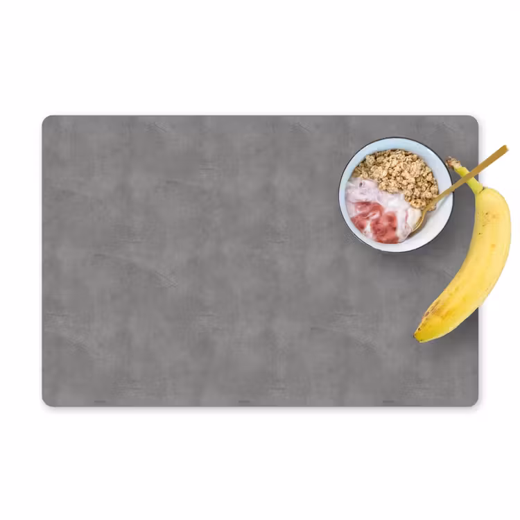 Placemat - 6 stuks - Beton - Structuur - Patroon — 1