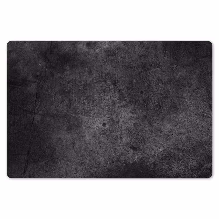 Placemat - 6 stuks - Beton - Structuur - Retro - Zwart - Grijs - Rustiek — 7