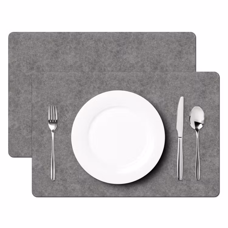 Placemat - 6 stuks - Beton - Textuur - Patronen — 2