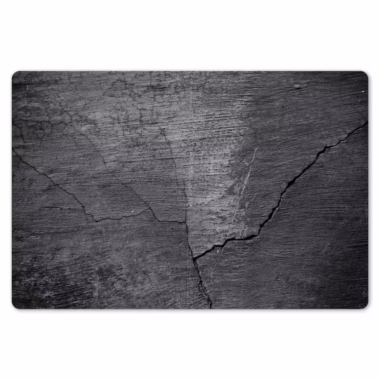 Placemat - 6 stuks - Beton - Zwart - Scheur — 7