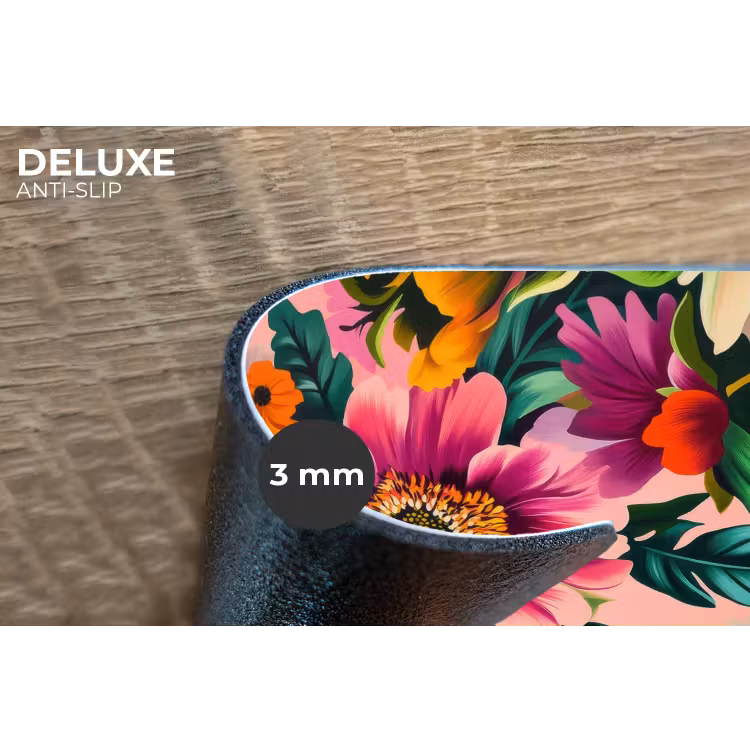 Placemat - 6 stuks - Bloemen - Kleurrijk - Roze — 4