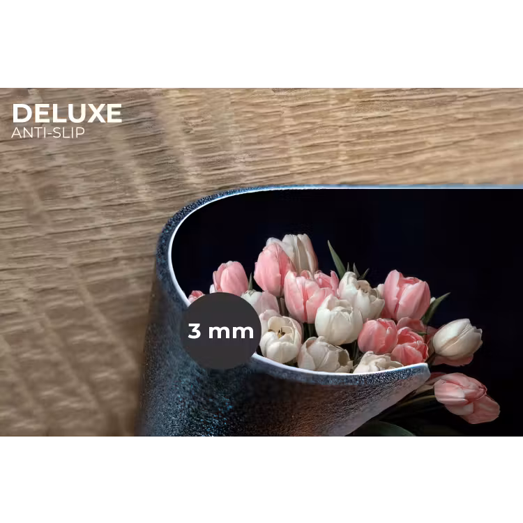 Placemat - 6 stuks - Bloemen - Roze - Tulpen - Vaas — 4