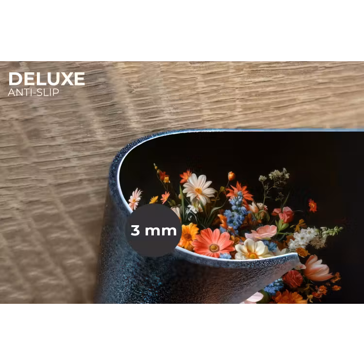Placemat - 6 stuks - Boeket - Roze - Bloemen - Vaas — 4