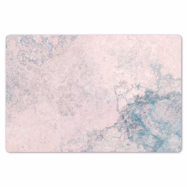 Placemat - 6 stuks - Cement - Beton - Retro - Industrieel - Wit - Blauw — 7