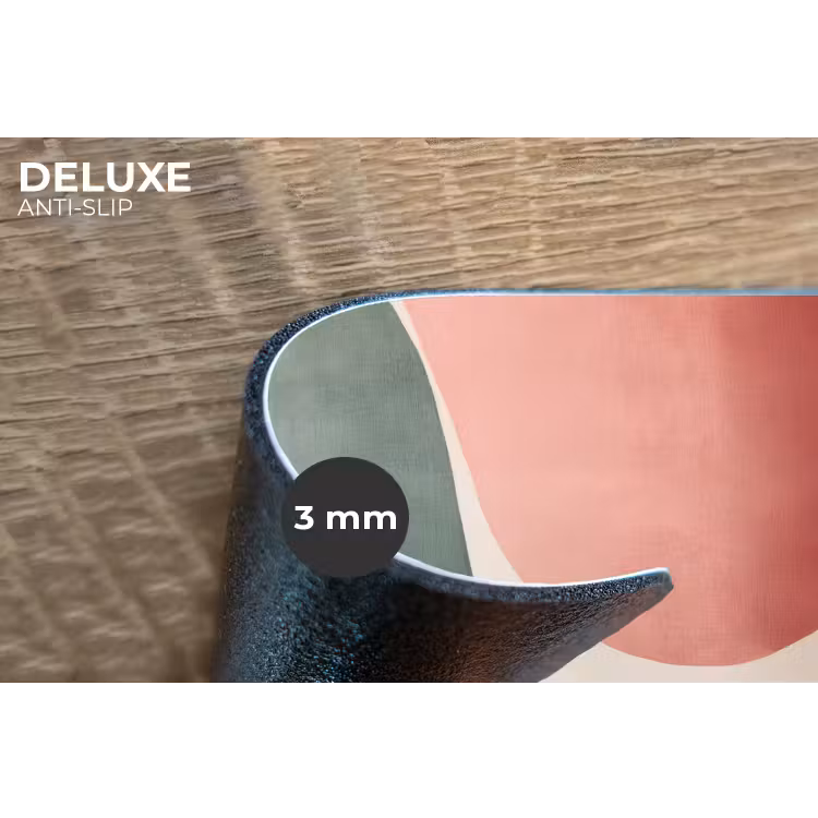 Placemat - 6 stuks - Abstract - Golven - Sierlijk - Roze — 4