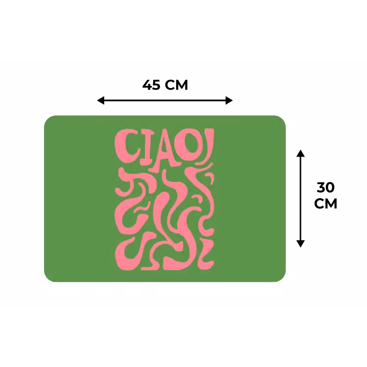Placemat - 6 stuks - Abstract - Roze - Ciao - Vormen — 3