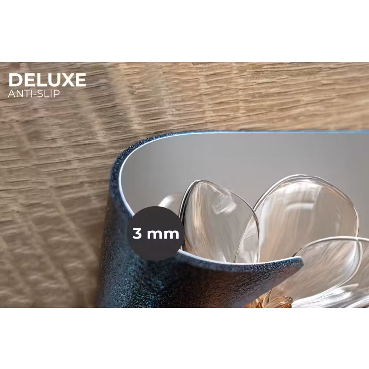 Placemat - 6 stuks - Bloem - Glazen - Doorzichtig — 4