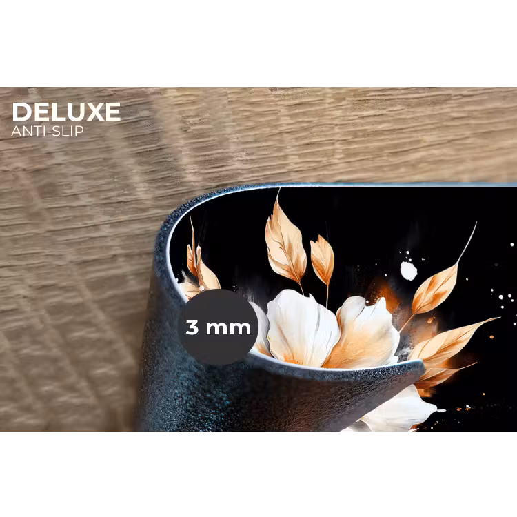 Placemat - 6 stuks - Bloem - Verf - Goud - Graffiti - Modern — 4