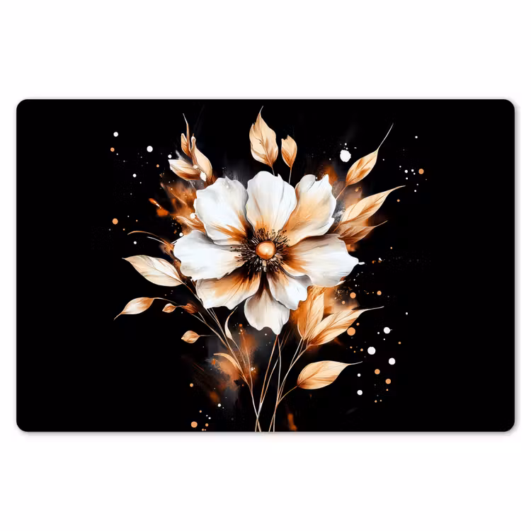 Placemat - 6 stuks - Bloem - Verf - Goud - Graffiti - Modern — 7