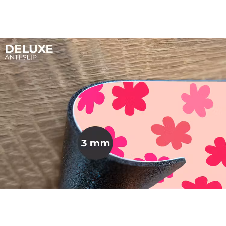 Placemat - 6 stuks - Bloemen - Patroon - Roze — 4