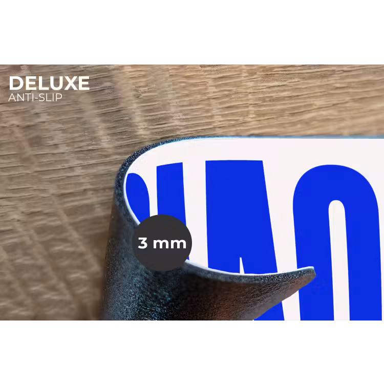 Placemat - 6 stuks - Ciao - Hoofdletters - Blauw - Minimalistisch — 4