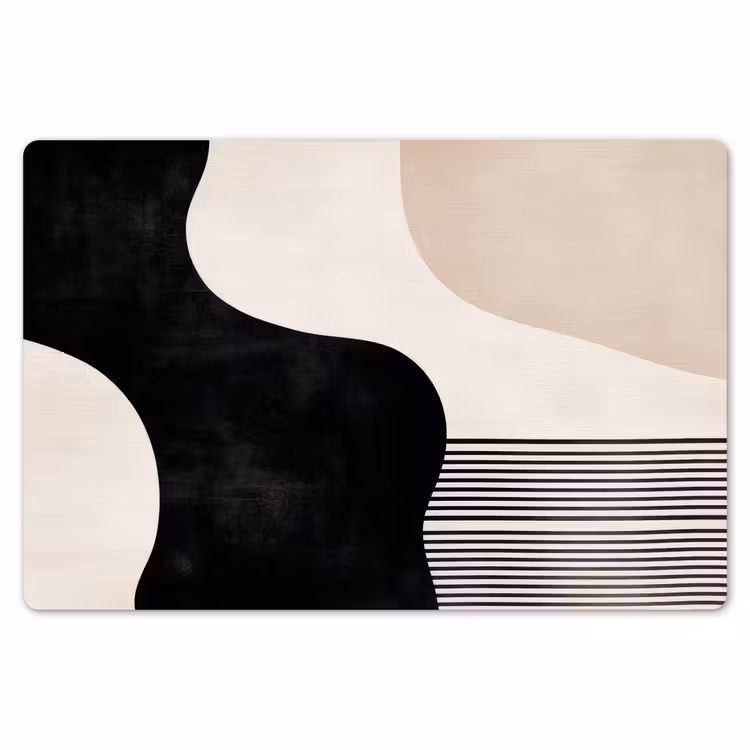 Placemat - 6 stuks - Abstract - Japandi - Beige - Modern — 7