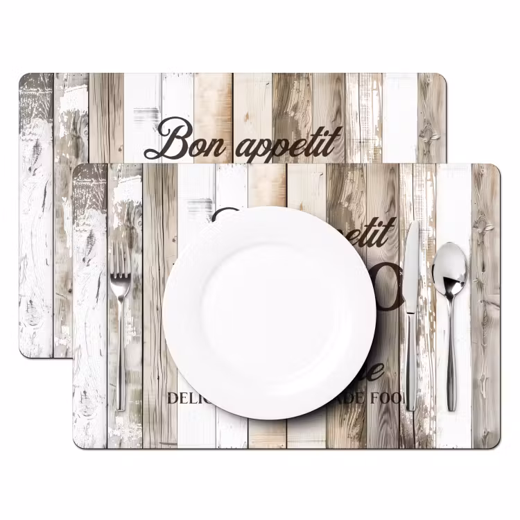 Placemat - 6 stuks - Bistro Welkomstbord — 2