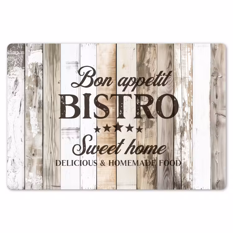 Placemat - 6 stuks - Bistro Welkomstbord — 7