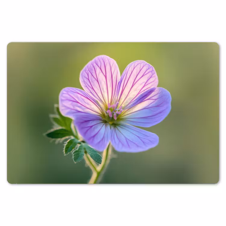Placemat - 6 stuks - Bloem - Close up - Paars — 7