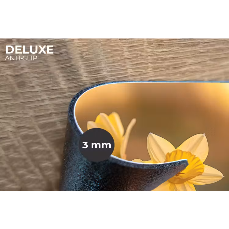 Placemat - 6 stuks - Bloemen - Geel - Wazig — 4