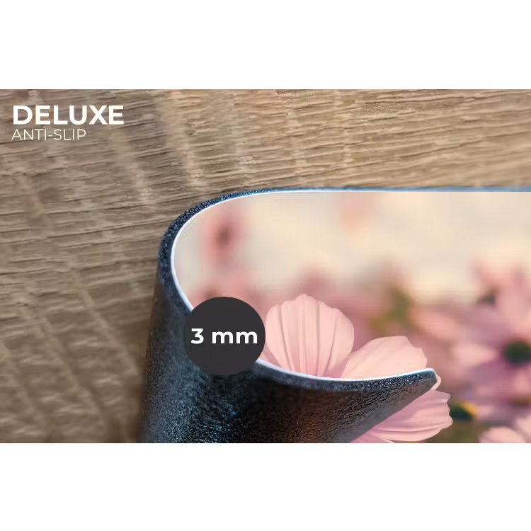 Placemat - 6 stuks - Bloemen - Paars - Wazig — 4