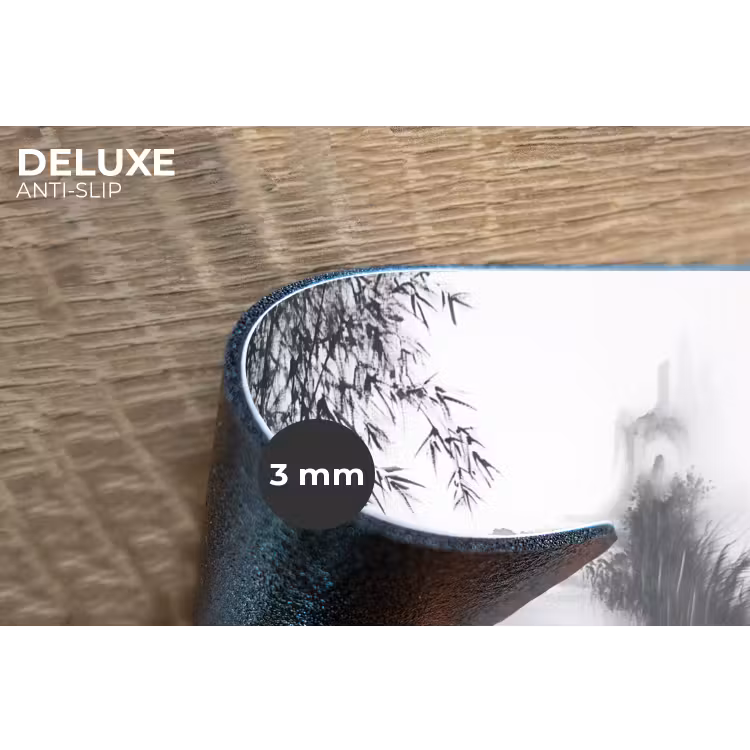 Placemat - 6 stuks - Boot - Rivier - Bamboe - Wit — 4