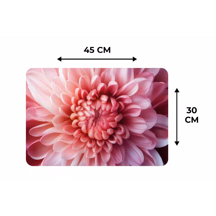 Placemat - 6 stuks - Dahlia - Bloem - Close up - Roze — 3