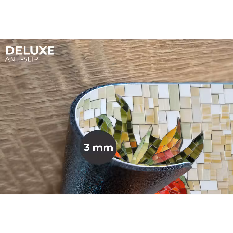 Placemat - 6 stuks - Aardbei - Rood - Mozaïek - Fruit — 4