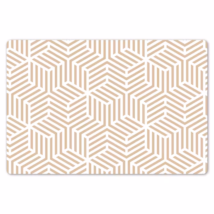 Placemat - 6 stuks - Beige - Geometrie - Patronen - Abstract — 7