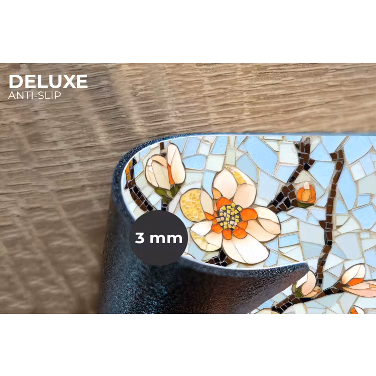 Placemat - 6 stuks - Bloesems - Wit - Mozaïek - Tak — 4
