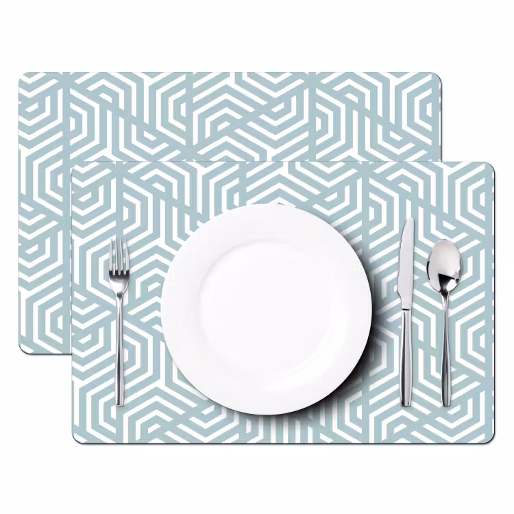 Placemat - 6 stuks - Design - Geometrie - Patroon - Driehoek — 2