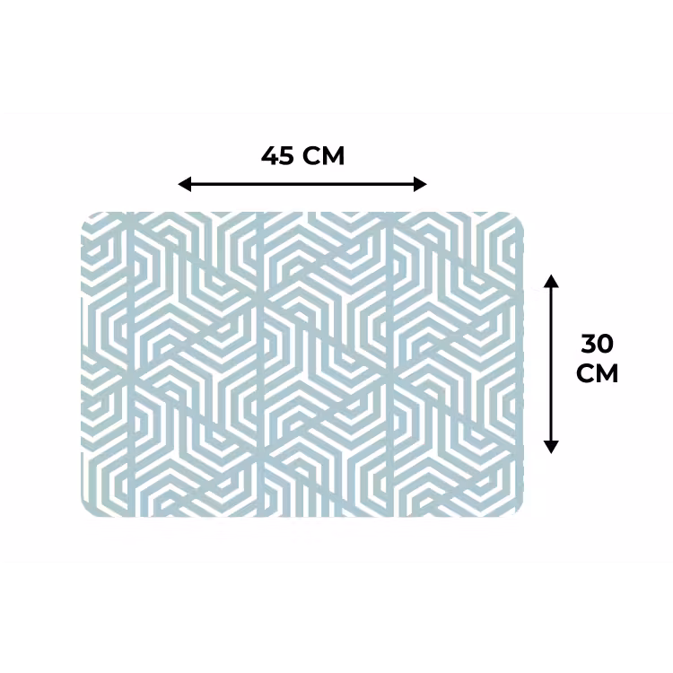 Placemat - 6 stuks - Design - Geometrie - Patroon - Driehoek — 3
