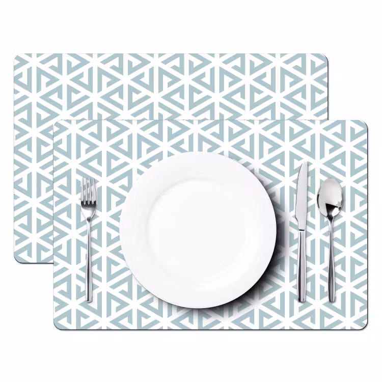 Placemat - 6 stuks - Design - Geometrie - Patroon - Driehoek — 2