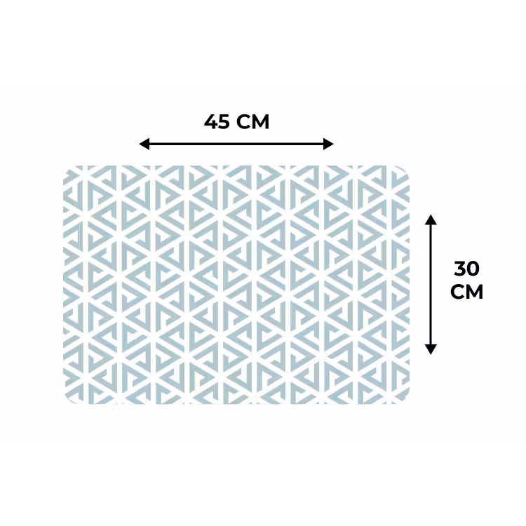 Placemat - 6 stuks - Design - Geometrie - Patroon - Driehoek — 3